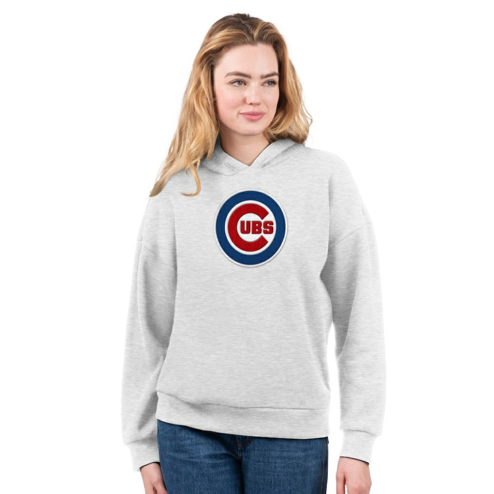 Royal/Bright Heather Ceramic Chicago Cubs G-III 4Her by Carl Banks Women's T-Shirt and Hoodie Combo Pack