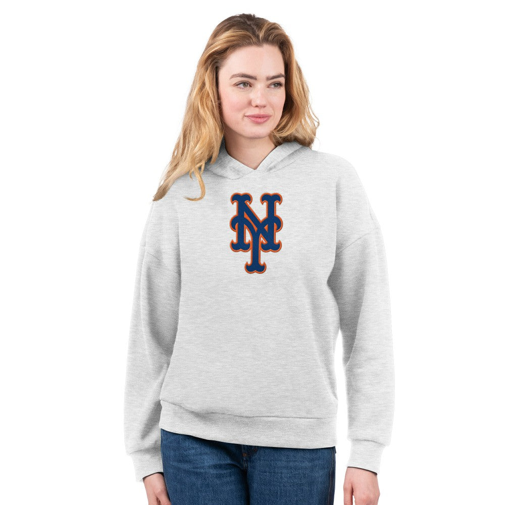 Royal/Bright Heather Ceramic New York Mets G-III 4Her by Carl Banks Women's T-Shirt and Hoodie Combo Pack