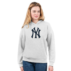 Navy/Bright Heather Ceramic New York Yankees G-III 4Her by Carl Banks Women's T-Shirt and Hoodie Combo Pack