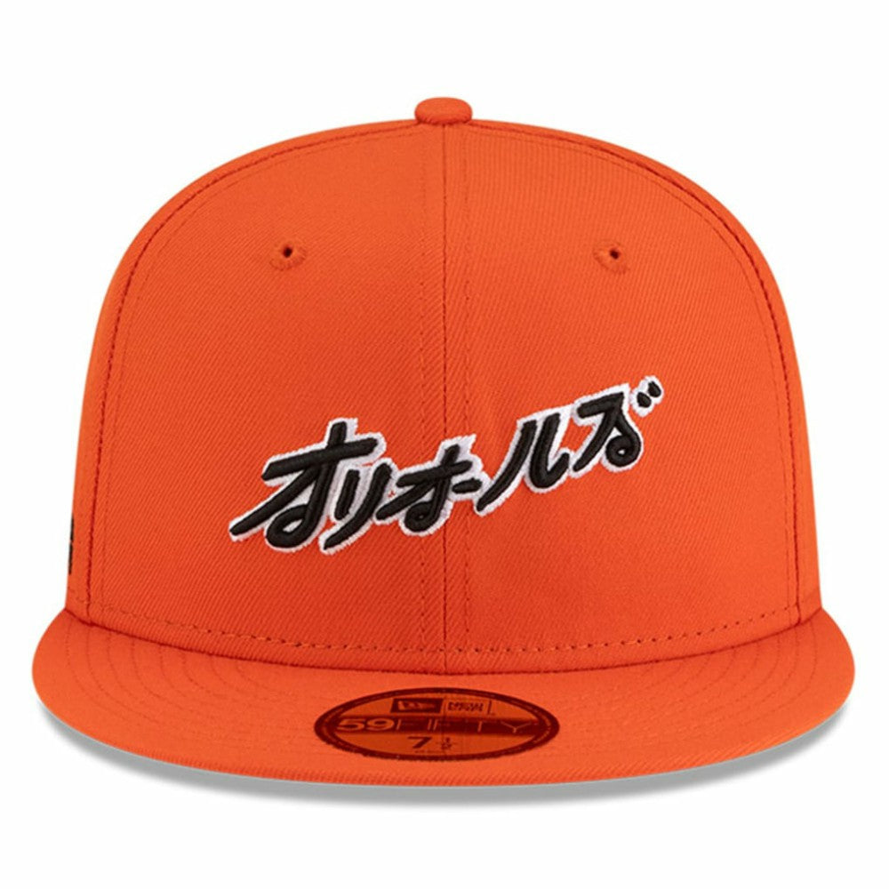 Orange Baltimore Orioles New Era x Hyperfly 59FIFTY Fitted Hat