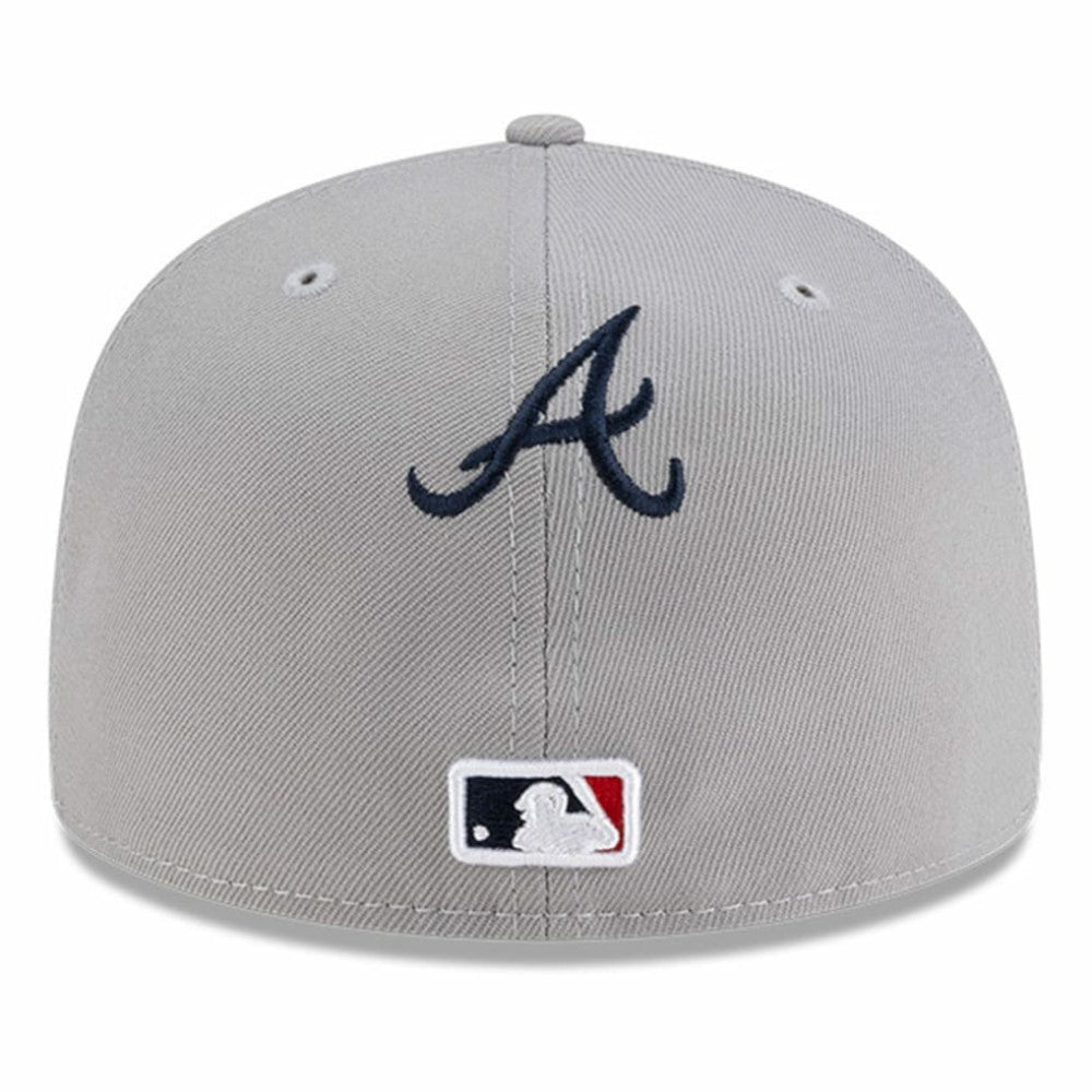 Gray Atlanta Braves New Era x Hyperfly 59FIFTY Fitted Hat