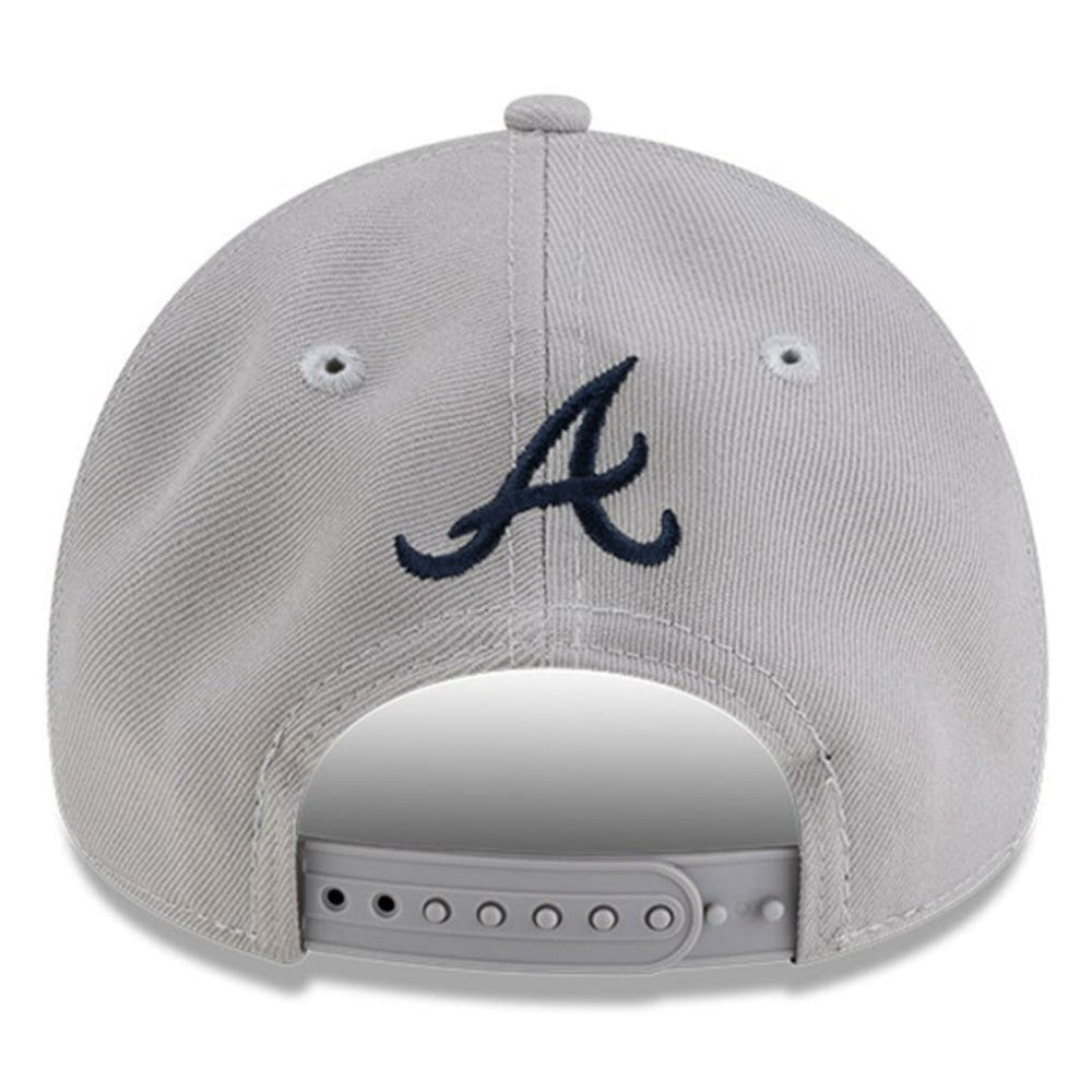 Gray Atlanta Braves New Era x Hyperfly A-Frame 9FORTY Adjustable Hat