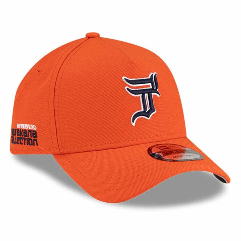 Orange Detroit Tigers New Era x Hyperfly A-Frame 9FORTY Adjustable Hat