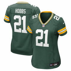 Nate Hobbs  Women's Team Game Jersey - Green Bay Packers Jerseys