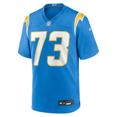 Mekhi Becton  Team Game Jersey - Los Angeles Chargers Jerseys