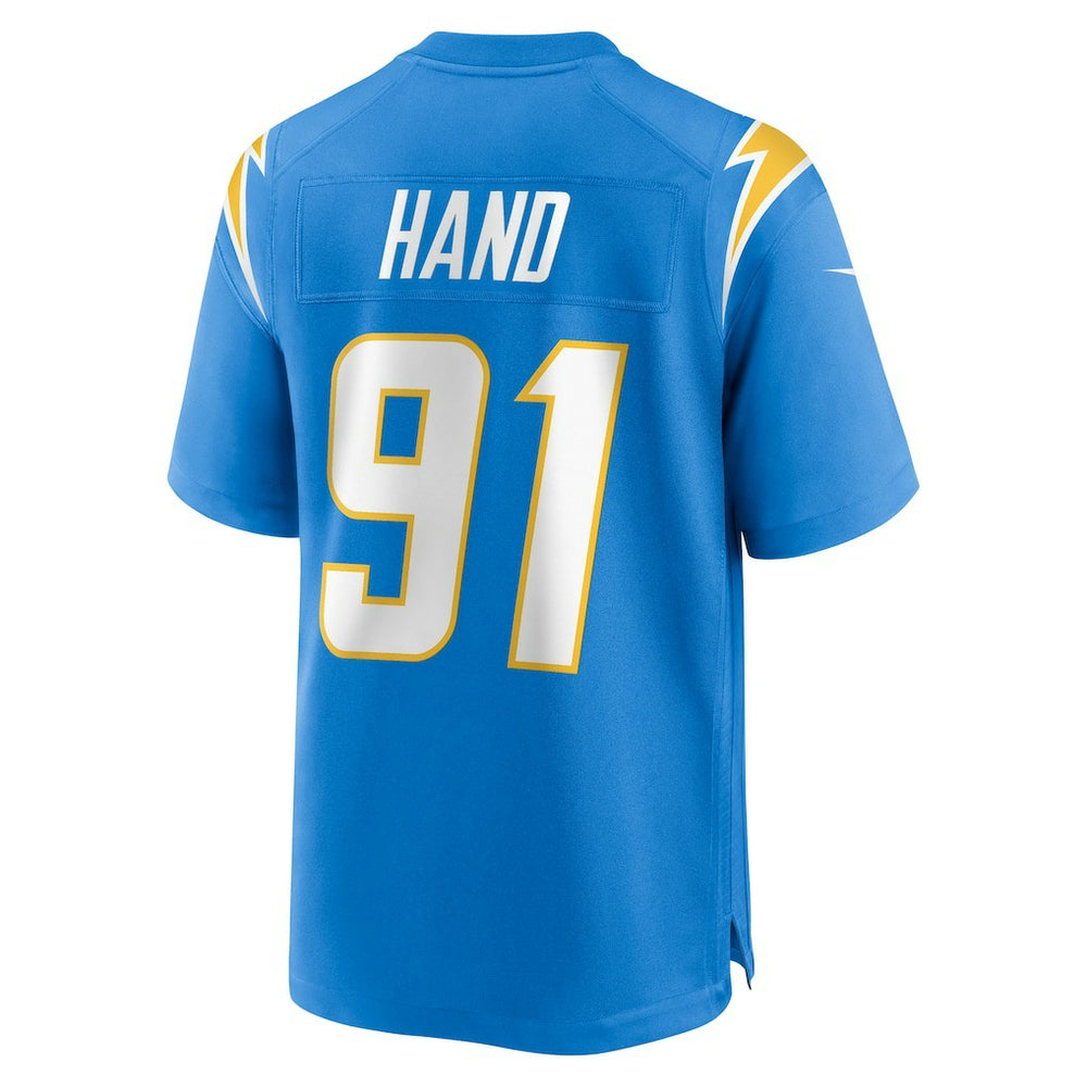 Da'Shawn Hand  Team Game Jersey - Los Angeles Chargers Jerseys