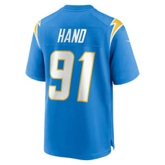 Da'Shawn Hand  Team Game Jersey - Los Angeles Chargers Jerseys