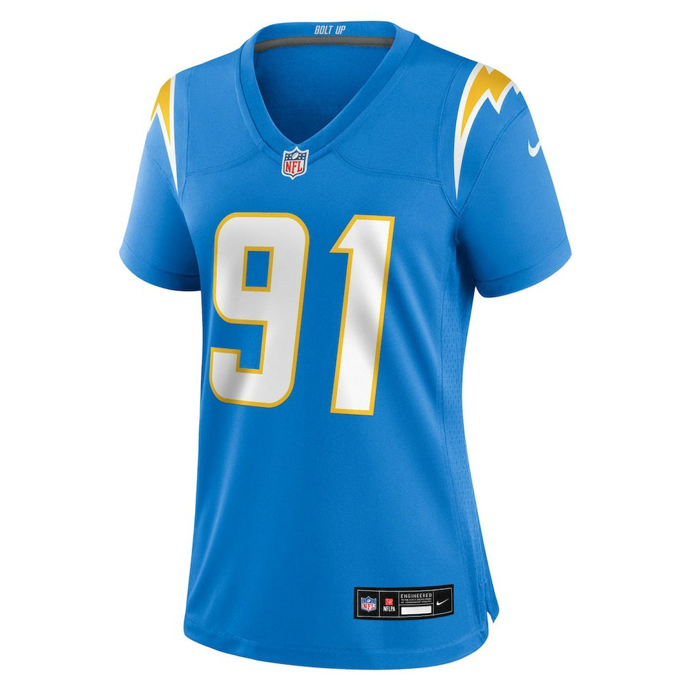 Da'Shawn Hand  Women's Team Game Jersey - Los Angeles Chargers Jerseys