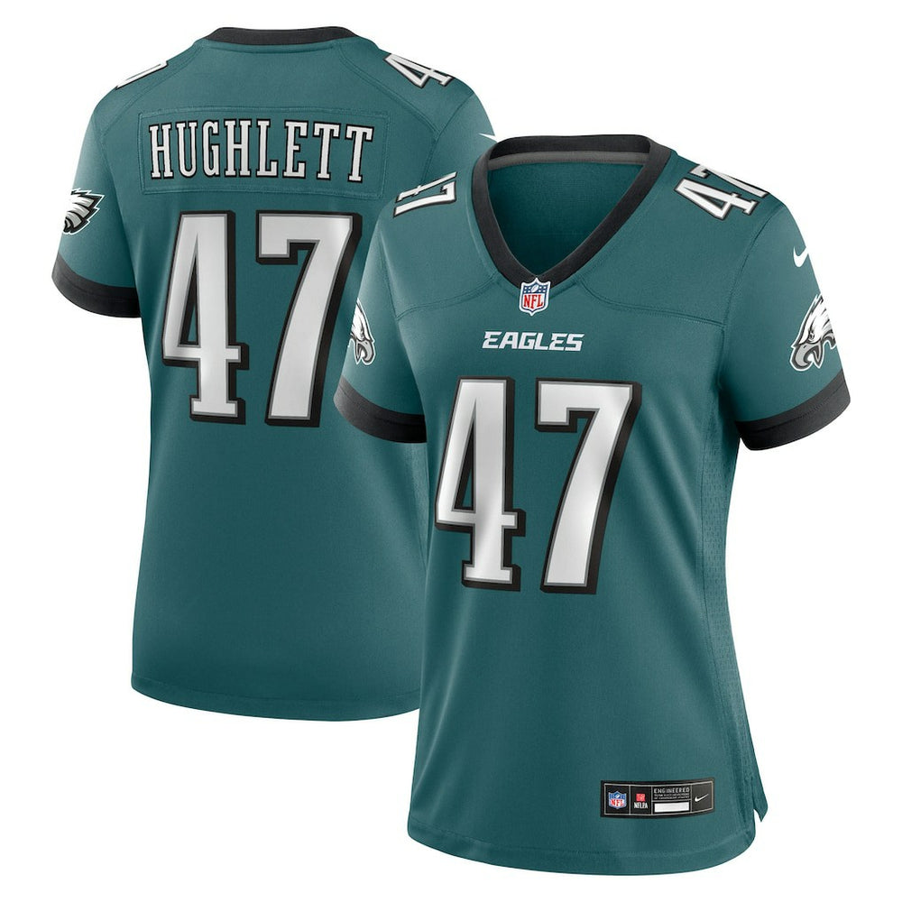 Charley Hughlett  Women's Team Game Jersey - Philadelphia Eagles Jerseys