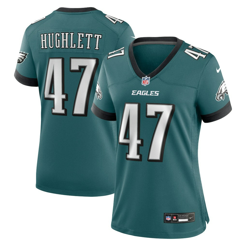 Charley Hughlett  Women's Team Game Jersey - Philadelphia Eagles Jerseys