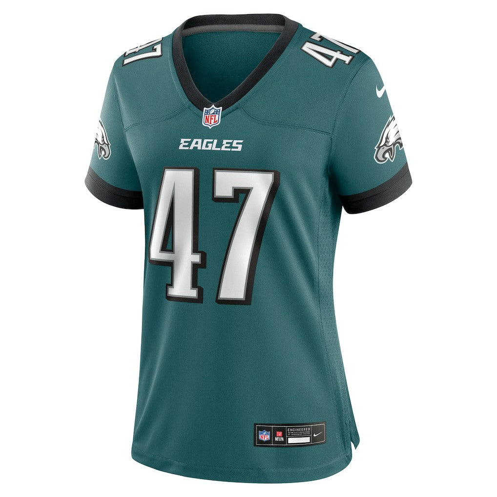 Charley Hughlett  Women's Team Game Jersey - Philadelphia Eagles Jerseys