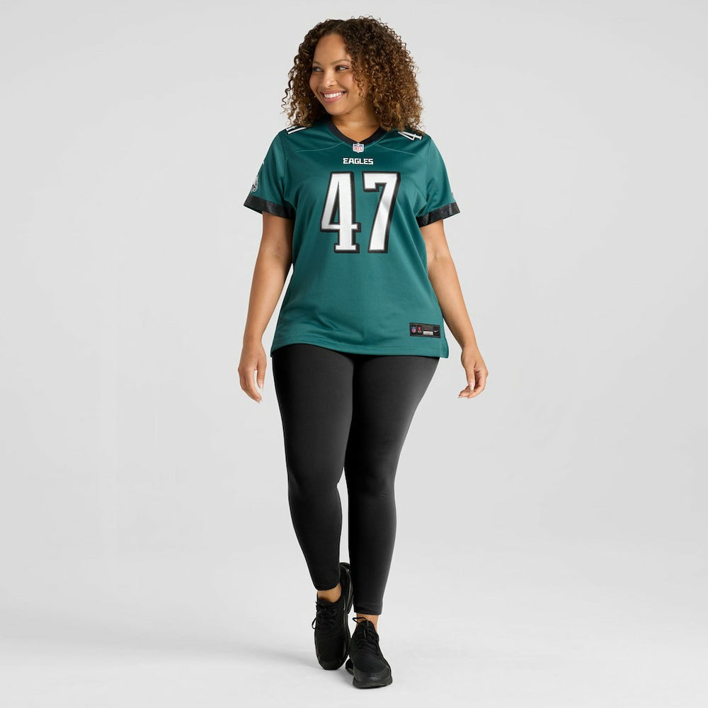 Charley Hughlett  Women's Team Game Jersey - Philadelphia Eagles Jerseys