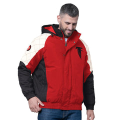 Starter Oxford Crinkle Full-Snap Hoodie Jacket - Atlanta Falcons Hoodies