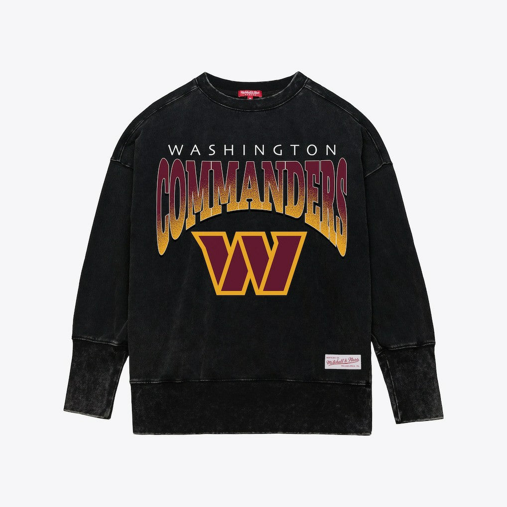 Women's Delineate Mineral Wash Crewneck Sweatshirt - Washington Commanders Sweatshirts