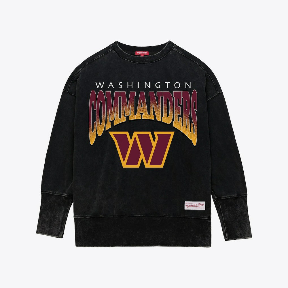 Women's Delineate Mineral Wash Crewneck Sweatshirt - Washington Commanders Sweatshirts