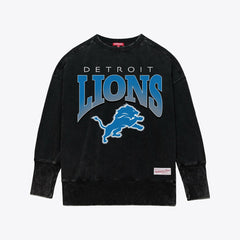 Women's Delineate Mineral Wash Crewneck Sweatshirt - Detroit Lions Sweatshirts