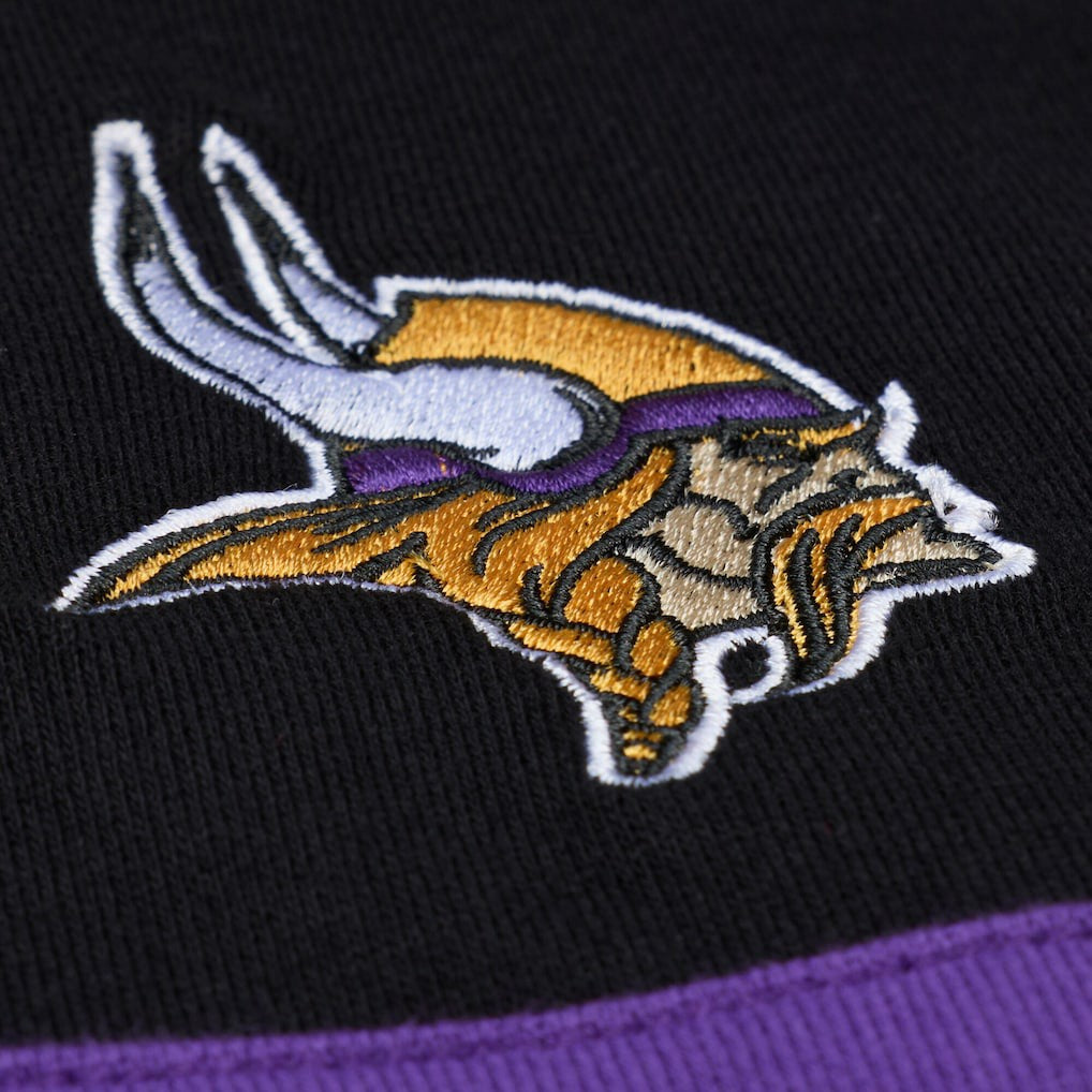 Women's Cropped Long Sleeve Rugby Polo - Minnesota Vikings