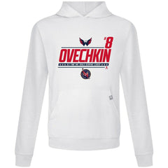 NHL Alexander Ovechkin Washington Capitals Levelwear NHL All-Time Leading Goal Scorer Milestone Name & Number Relay Pullover Hoodie
