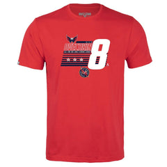 NHL Alexander Ovechkin Washington Capitals Levelwear Youth NHL All-Time Leading Goal Scorer Milestone Stripes Name & Number Little Richmond T-Shirt