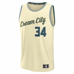 Fanatics Giannis Antetokounmpo Milwaukee Bucks 2025/26 City Edition Fast Break Jersey