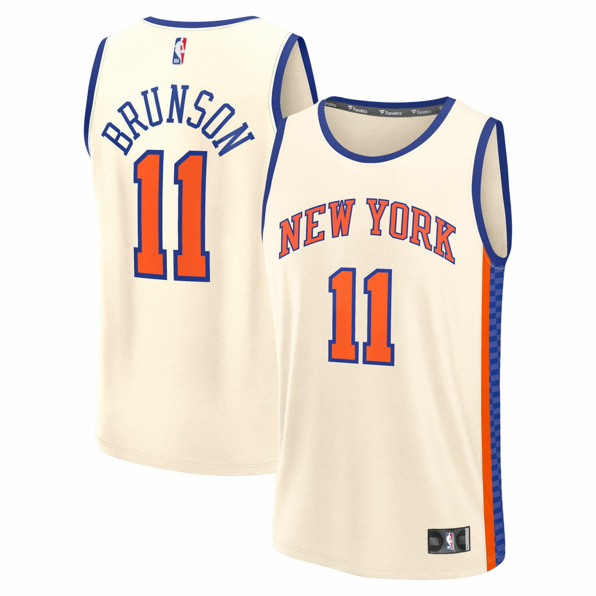Fanatics Jalen Brunson New York Knicks 2025/26 City Edition Fast Break Jersey