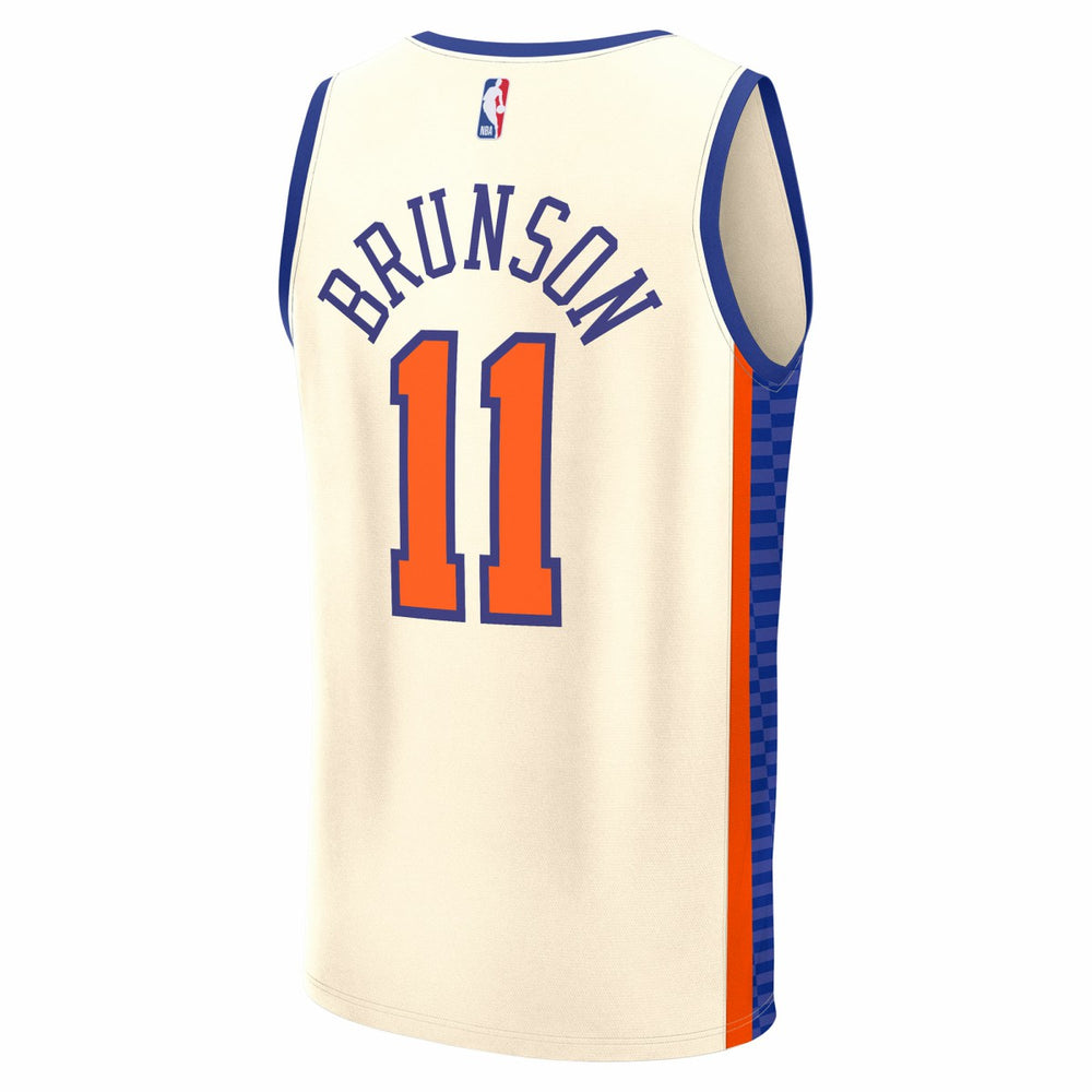 Fanatics Jalen Brunson New York Knicks 2025/26 City Edition Fast Break Jersey