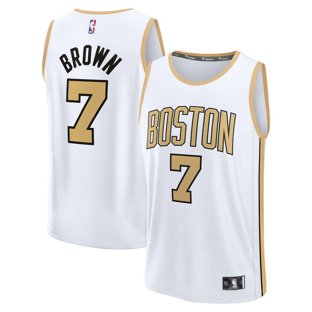 Fanatics Jaylen Brown Boston Celtics 2025/26 City Edition Fast Break Jersey