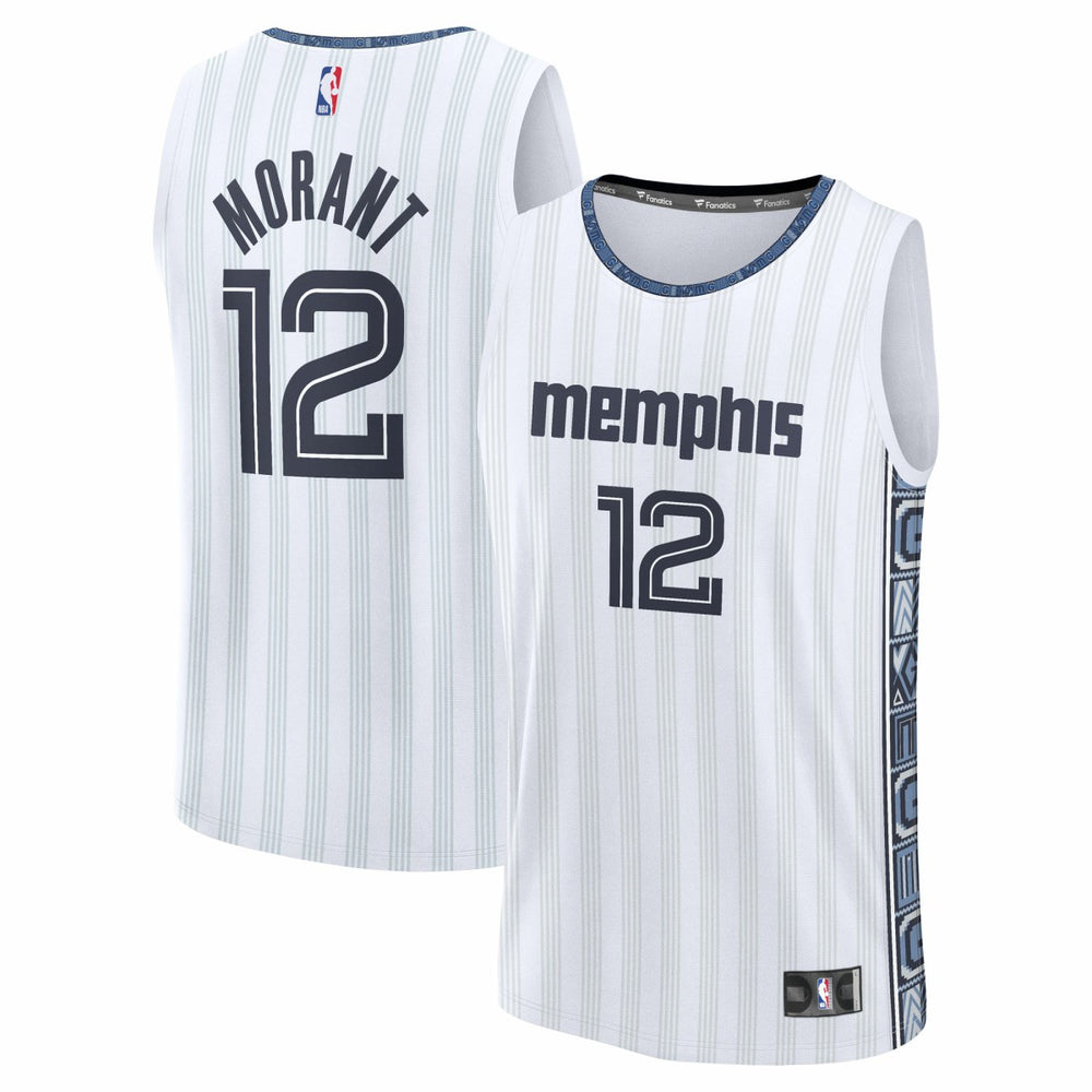 Fanatics Ja Morant Memphis Grizzlies Youth 2025/26 City Edition Fast Break Jersey