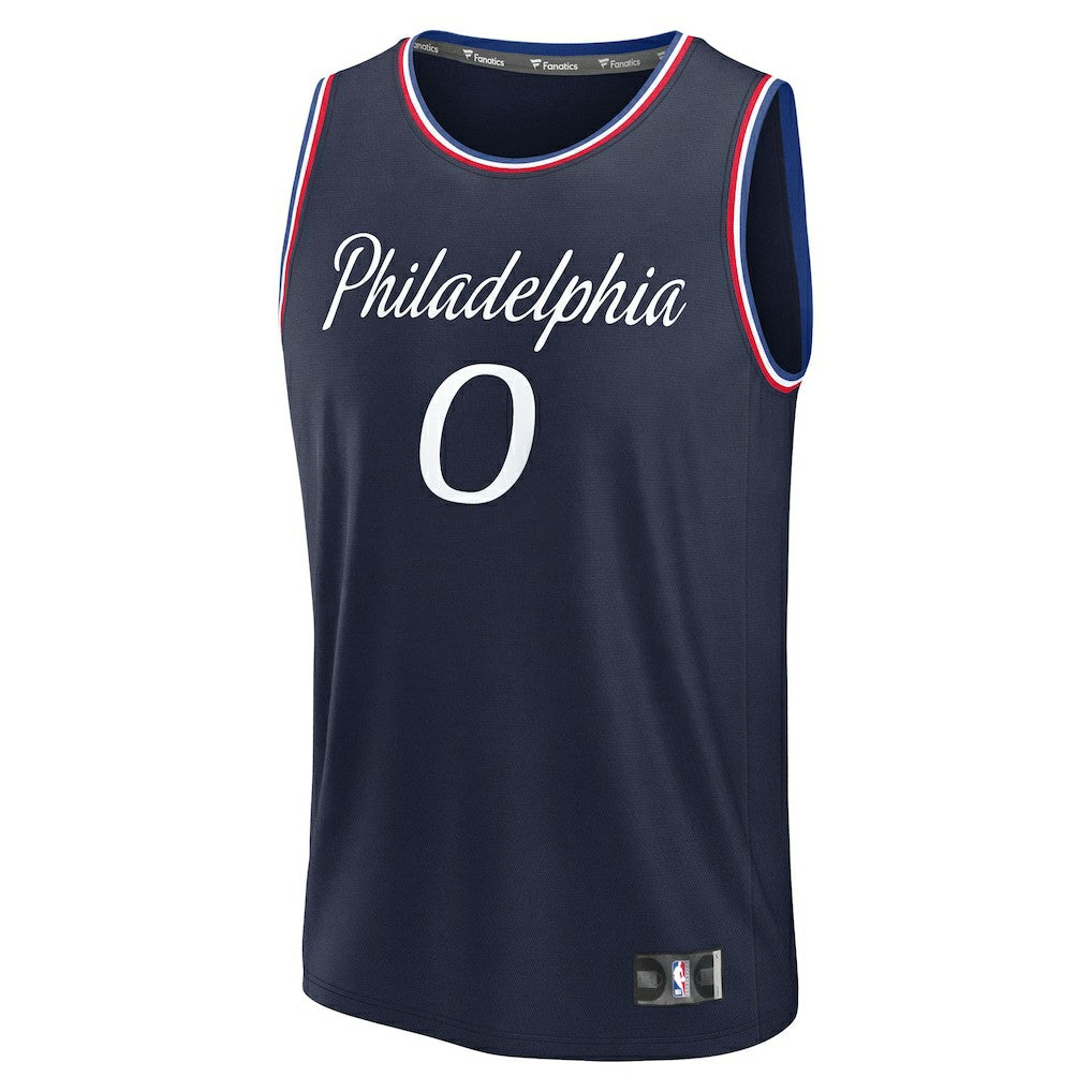 Fanatics Tyrese Maxey Philadelphia 76ers Youth 2025/26 City Edition Fast Break Jersey