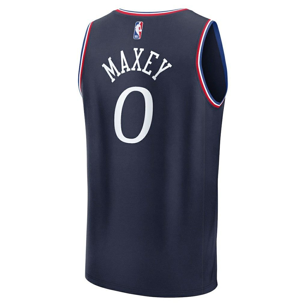 Fanatics Tyrese Maxey Philadelphia 76ers Youth 2025/26 City Edition Fast Break Jersey