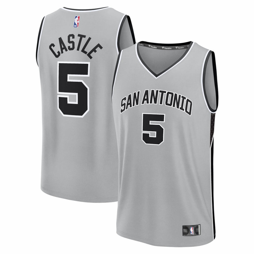 Fanatics Stephon Castle San Antonio Spurs Youth Fast Break Jersey