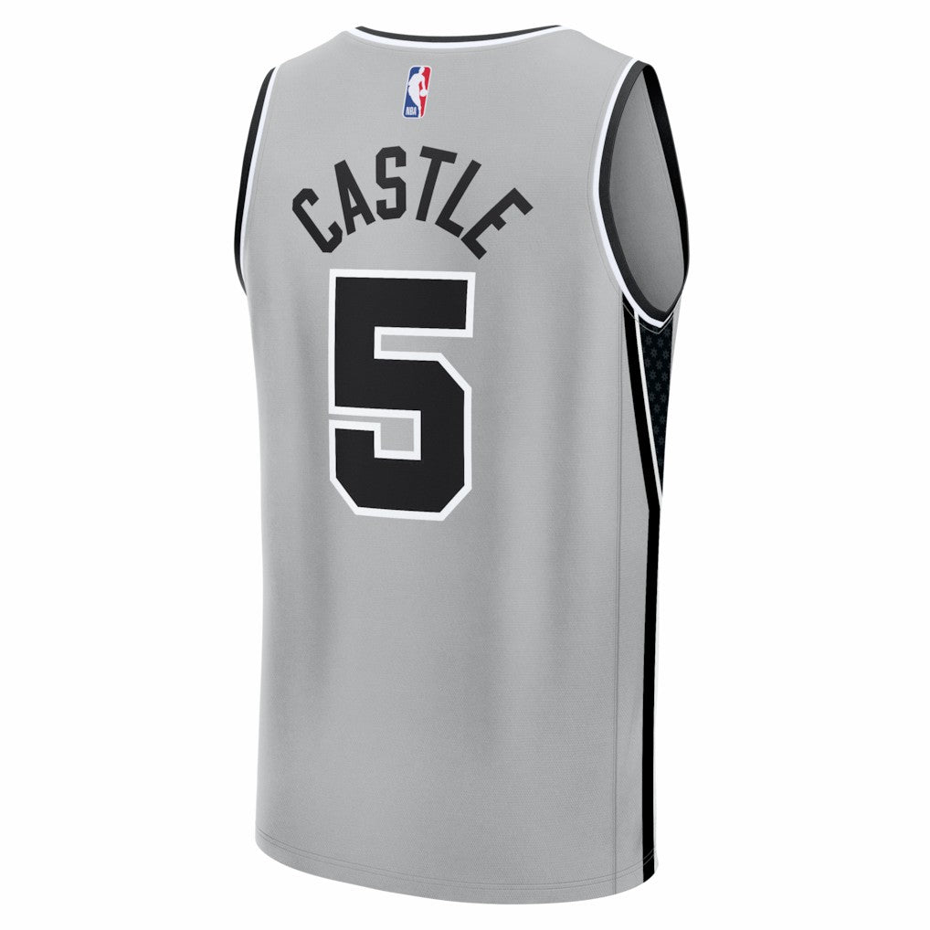 Fanatics Stephon Castle San Antonio Spurs Youth Fast Break Jersey