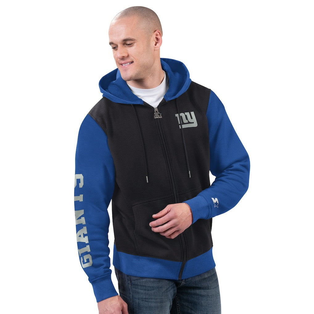 Starter Thursday Night Gridiron Full-Zip Hoodie - New York Giants Hoodies