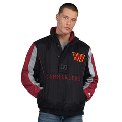 Starter Thursday Night Gridiron Half-Zip Jacket - Washington Commanders Jackets