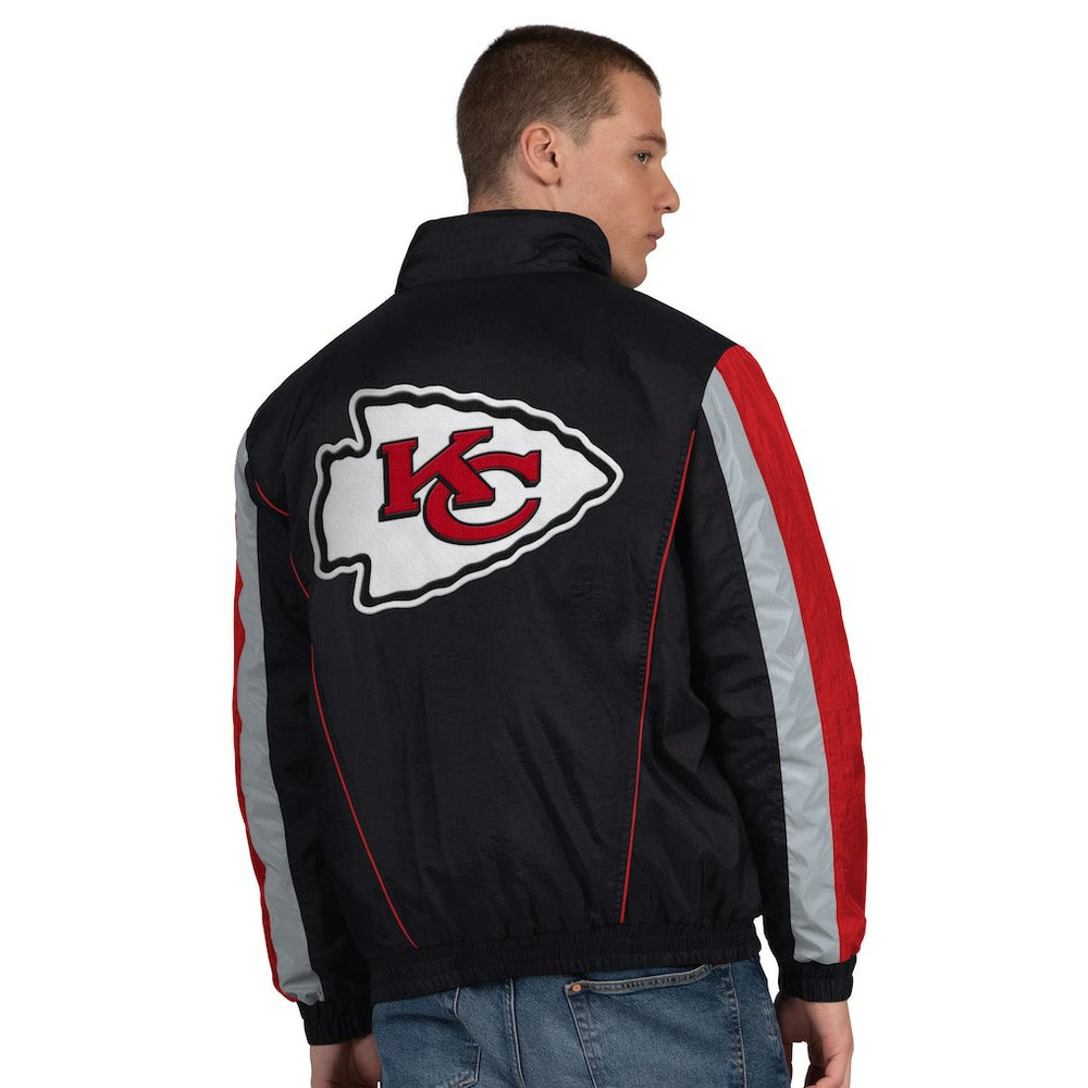 Starter Thursday Night Gridiron Half-Zip Jacket - Kansas City Chiefs Jackets