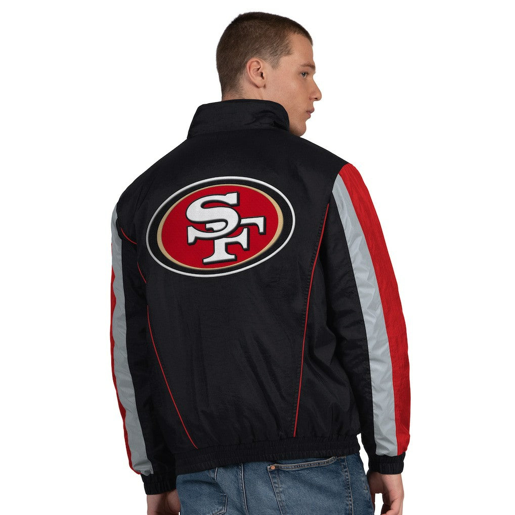 Starter Thursday Night Gridiron Half-Zip Jacket - San Francisco 49ers Jackets