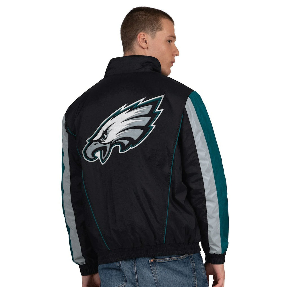 Starter Thursday Night Gridiron Half-Zip Jacket - Philadelphia Eagles Jackets