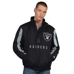 Starter Thursday Night Gridiron Half-Zip Jacket - Las Vegas Raiders Jackets