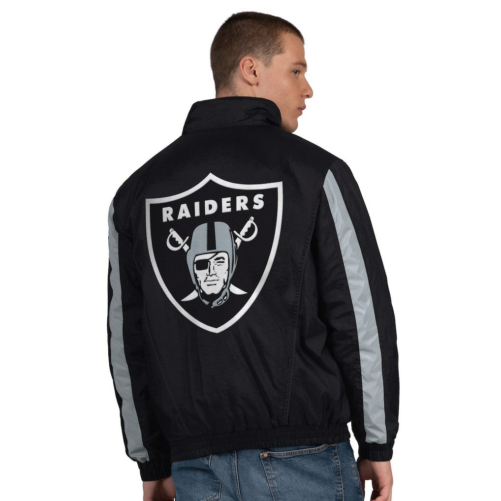 Starter Thursday Night Gridiron Half-Zip Jacket - Las Vegas Raiders Jackets