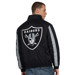 Starter Thursday Night Gridiron Half-Zip Jacket - Las Vegas Raiders Jackets