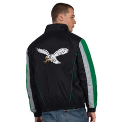 Starter Thursday Night Gridiron Vintage Logo Half-Zip Jacket - Philadelphia Eagles Jackets