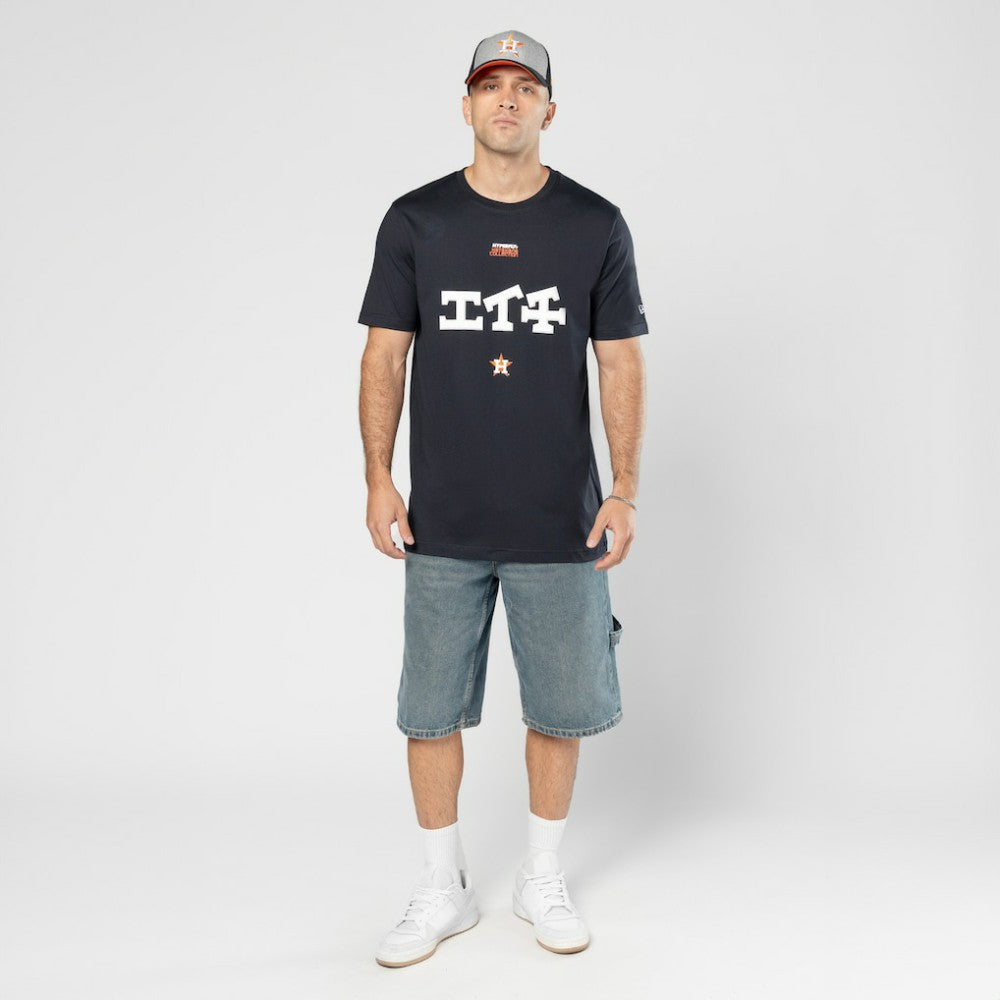 Navy Houston Astros New Era x Hyperfly T-Shirt