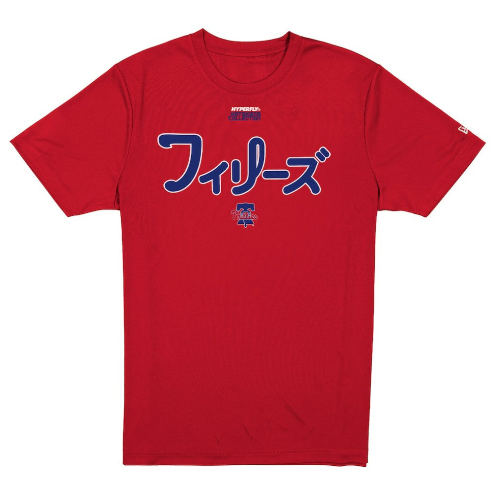 Red Philadelphia Phillies New Era x Hyperfly T-Shirt