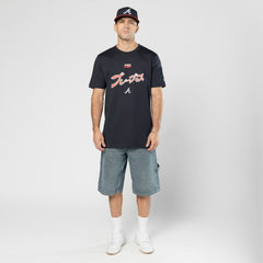 Navy Atlanta Braves New Era x Hyperfly T-Shirt