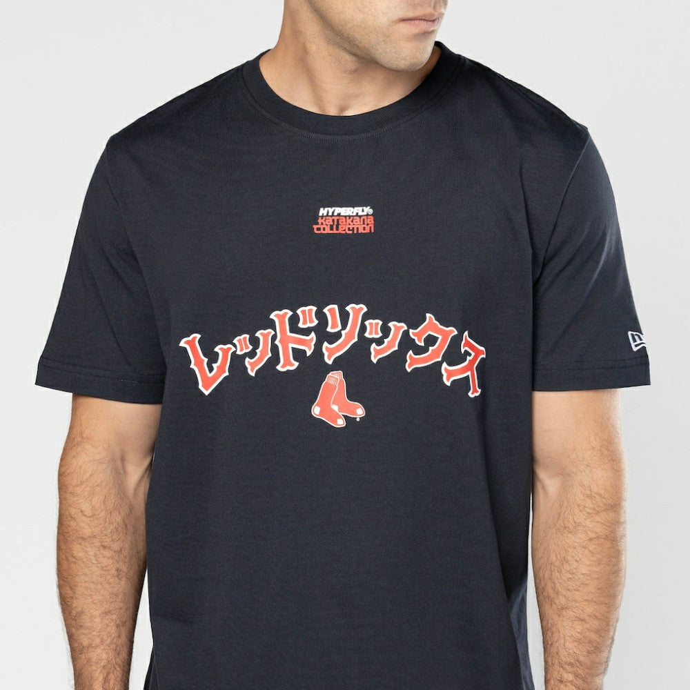 Navy Boston Red Sox New Era x Hyperfly T-Shirt