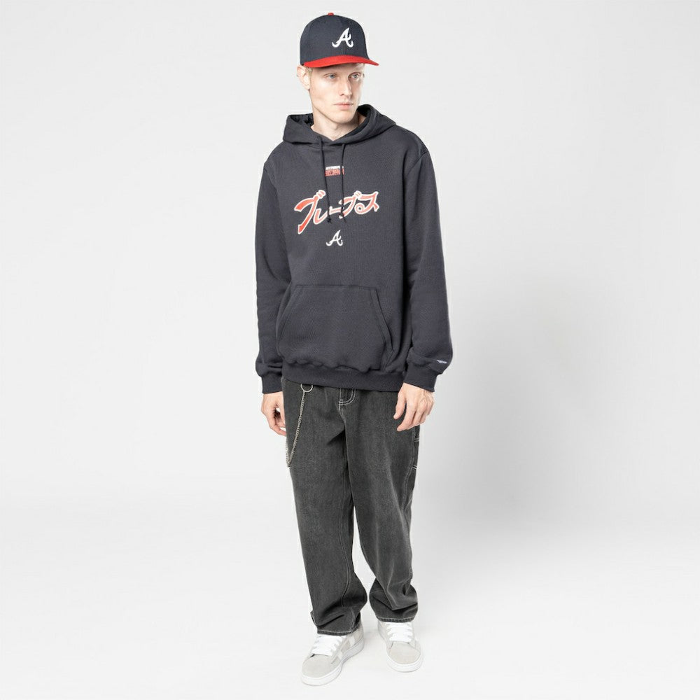 Navy Atlanta Braves New Era x Hyperfly Hoodie