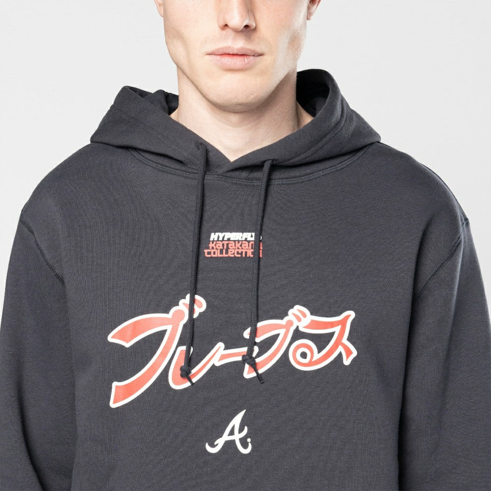 Navy Atlanta Braves New Era x Hyperfly Hoodie