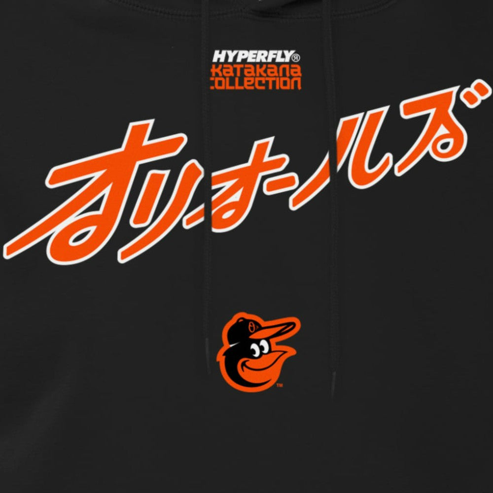 Black Baltimore Orioles New Era x Hyperfly Hoodie