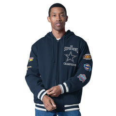 G-III Sports by Carl Banks Power Forward Commemorative Full-Zip Hooded Jacket - Dallas Cowboys Jackets