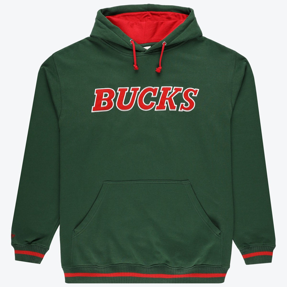 Mitchell & Ness Milwaukee Bucks Hardwood Classics Big & Tall Hoodie